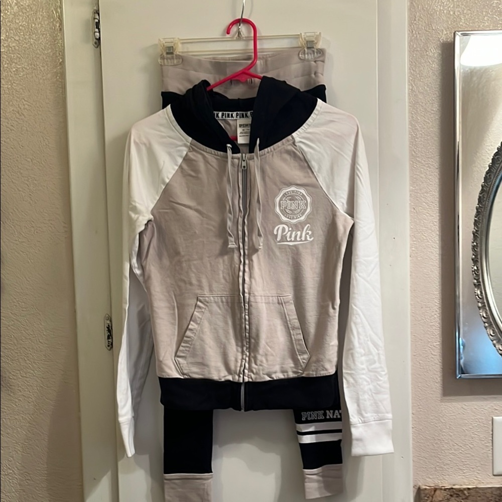 Victoria's Secret Pink Hoodie and Leggings Set